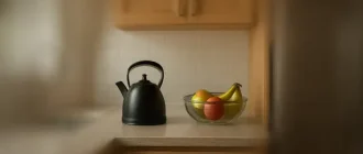 Simulation of how a person with tunnel vision perceives their surroundings—sharp center view with blurred peripheral vision