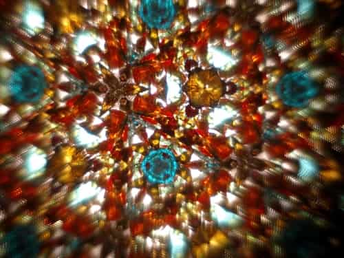kaleidoscope in peripheral vision