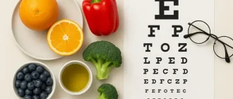 Foods rich in vitamin C and bioflavonoids for eye health