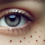 Red Dots Around the Eye