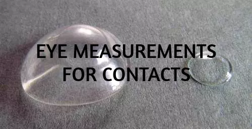 eye measurements for contacts